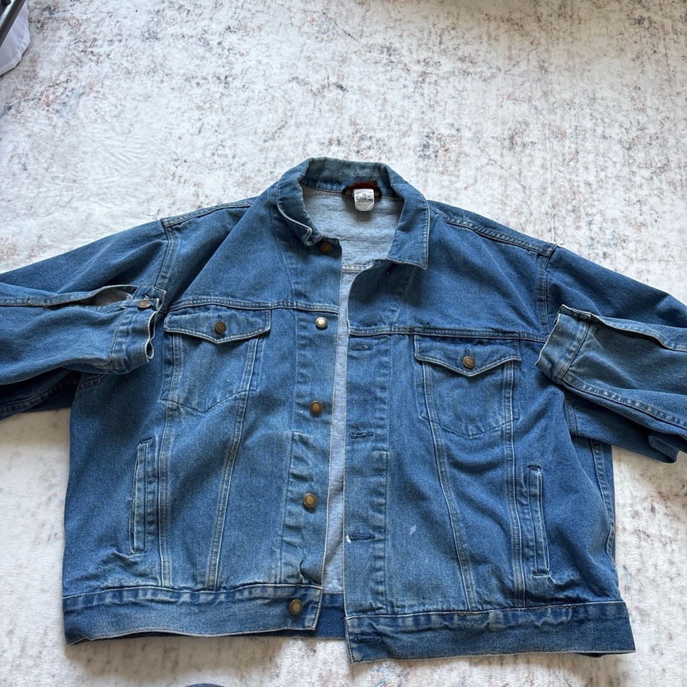 Vintage 90’s Greatland Apperal Jean Jacket Size XL